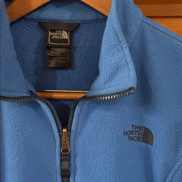 The North Face Blue Fleece Full-Zip Jacket Boys L/G (14/16) - Picture 2 of 8